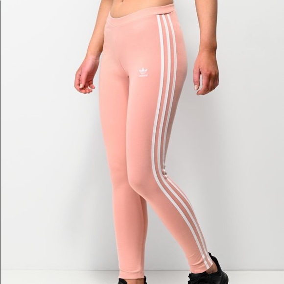 Adidas Three Stripe Leggings - Picture 1 of 4